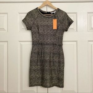 Collective Concepts Black and Gold Foiled Cocktail Dress size small
